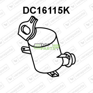 Katalizator LOGAN II/MICRA V/CLIO V/SYMBOL III 1.0SCe H/B/Br 12/16-09/20 - 2080200Q0N 208A000QAK 208A000QAL 208A05427R 208A05482