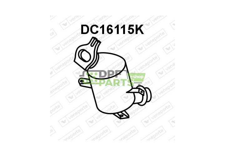 Katalizator LOGAN II/MICRA V/CLIO V/SYMBOL III 1.0SCe H/B/Br 12/16-09/20 - 2080200Q0N 208A000QAK 208A000QAL 208A05427R 208A05482
