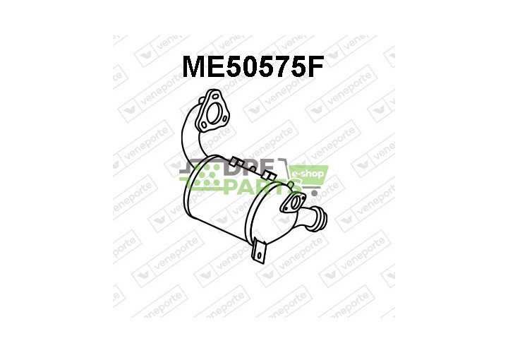Filtry pevných částic DPF C180/C200 1.6CDi B/Br 05/14-05/18 S/ KAT - 2054904514 2054906514 208A02489R