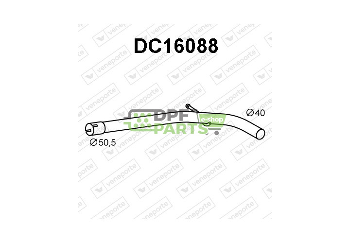 Rura wydechowa SANDERO II 1.5dCi H/Crv 09/14- - 200100629R