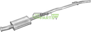 Střední tlumič výfuku Renault Clio II 1.4i  98-, Polmo 21.268 A, OE 7700418570