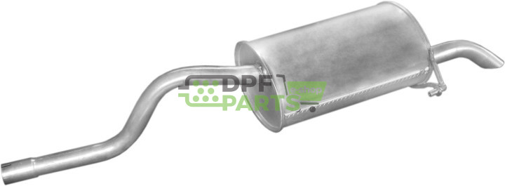 Koncový tlumič výfuku Renault Clio II 1.4i  98-, Polmo 21.269 A, OE 7700418567