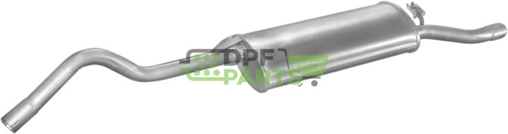 Koncový tlumič výfuku Skoda Felicja 1.3 pick-up 94-, Polmo 24.19 A, OE 6U7253609D
