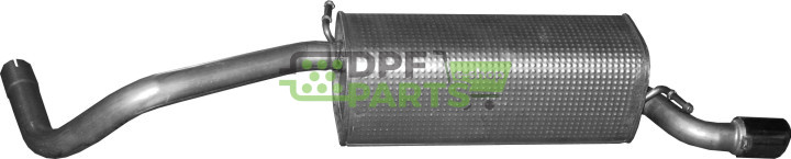 Koncový tlumič Audi A1 / VW Polo 1.2 TSi, Polmo 01.40 A, OE 6R6253609AT 6R6253609T