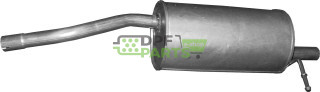 Koncový tlumič Dacia Sandero 1.4 / 1.6, Polmo 02.00 A, OE 200100277R