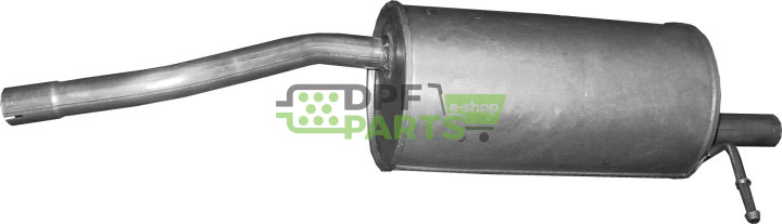 Tłumik końcowy Dacia Sandero 1.4 / 1.6, Polmo 02.00 A, OE 200100277R