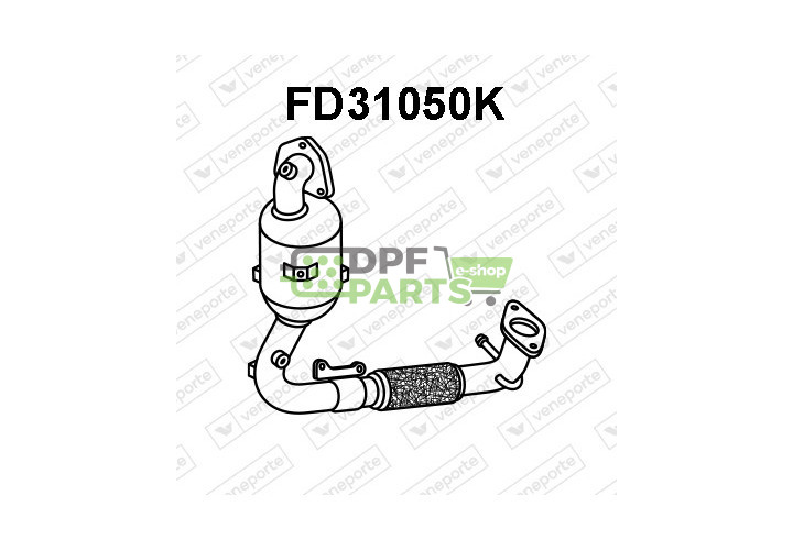 Katalizator FORD - 1797582 1845498 1881062