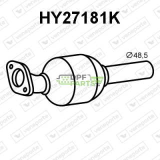 Katalizator HYUNDAI - 28600G4100