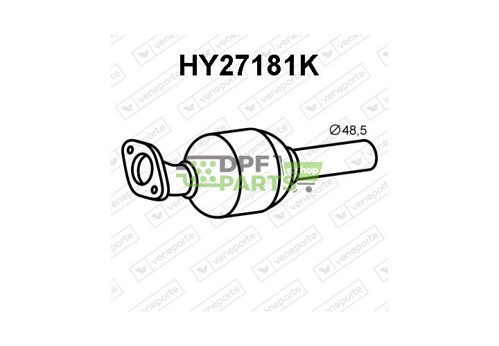 Katalizator HYUNDAI - 28600G4100