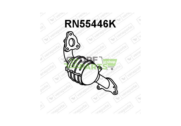 Katalizator DACIA / NISSAN / RENAULT - 208021841R 2081700Q0K 208A01133R