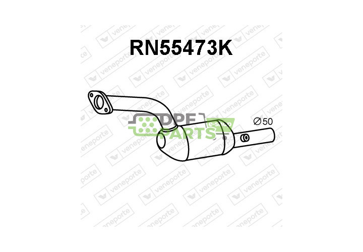 Katalizator RENAULT - 200101697R 200106454R 200107559R