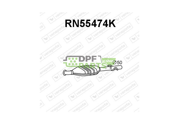 Katalizator RENAULT - 7700308542  