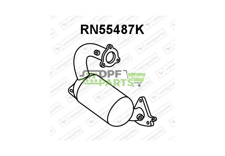 Katalizator RENAULT - 208A00750R 8201057861 