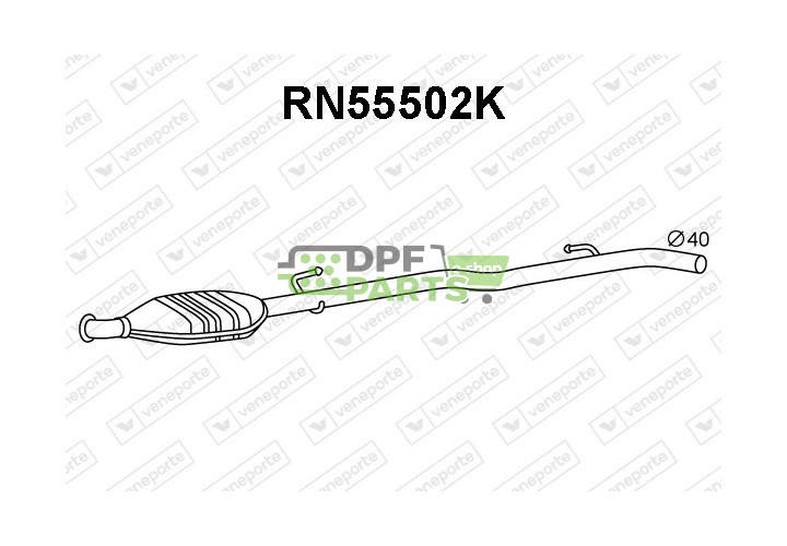 Katalizator RENAULT - 7700426921 8671093344 