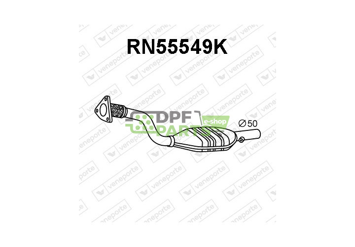 Katalizator RENAULT - 8200189514 8200189550 8200189551
