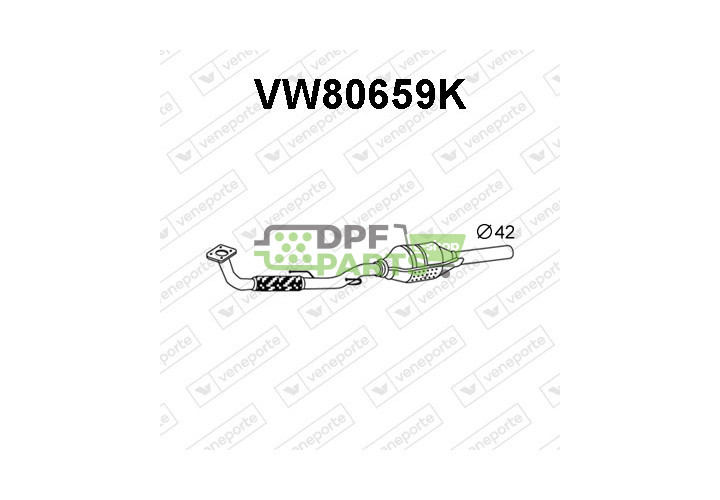 Katalizator SEAT / VOLKSWAGEN - 6N0253058NV 6N0253058NX 6X0253058DV