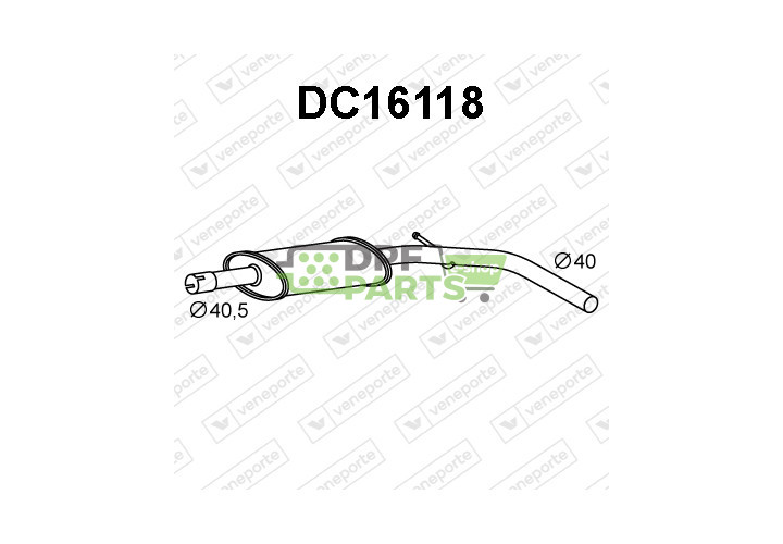 Tłumik DACIA - 200103260R  