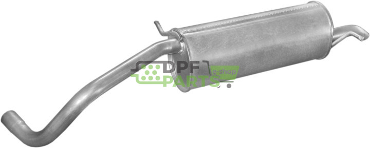 Koncový tlumič výfuku Skoda Fabia 1.4i, 1.4i-16V combi 00-, Polmo 24.43 A, OE 6Q9253609AB 6Q9253609L