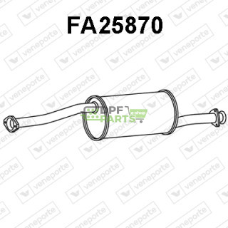 Tłumik CITROËN / PEUGEOT - 1324699080 1705CQ 9678157680