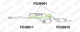 Tlumič FORD - 5018641  