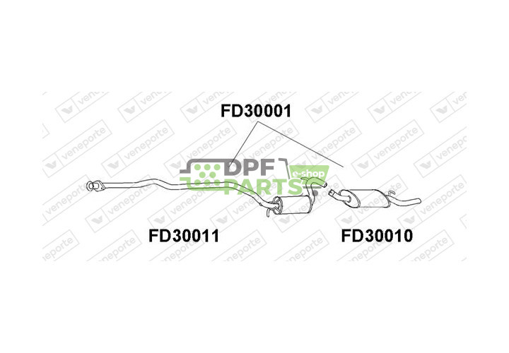 Tlumič FORD - 5018641  