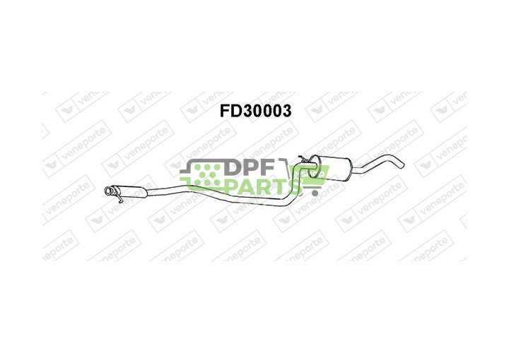 Tłumik FORD - 1460158 6203799 