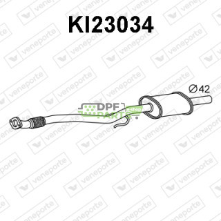 Tłumik KIA - 2861007100 2861007101 2861007102