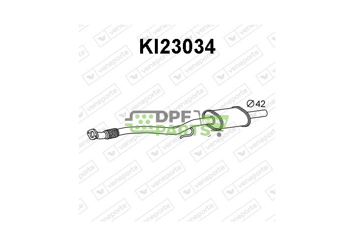 Tłumik KIA - 2861007100 2861007101 2861007102