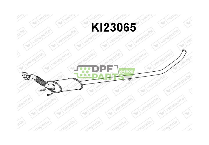 Tłumik KIA - 286101Y200 286101Y201 
