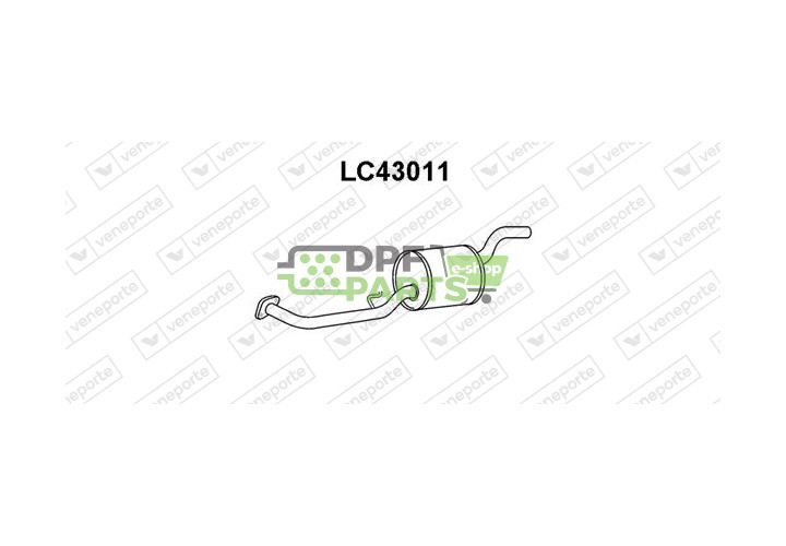 Tłumik AUTOBIANCH / LANCIA - 7673093  