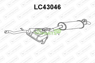 Tłumik ALFA ROMEO / LANCIA - 60559906 7672041 7708666