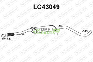 Tłumik CHRYSLER / LANCIA - 52033068  