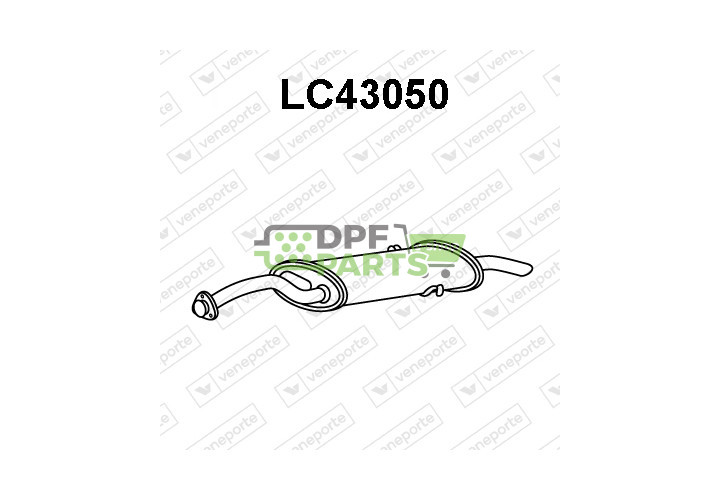 Tlumič LANCIA - 82394917 82412748 82462219