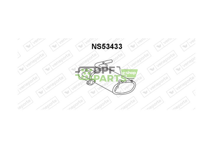 Tlumič NISSAN - 201008H700 201008H70A 