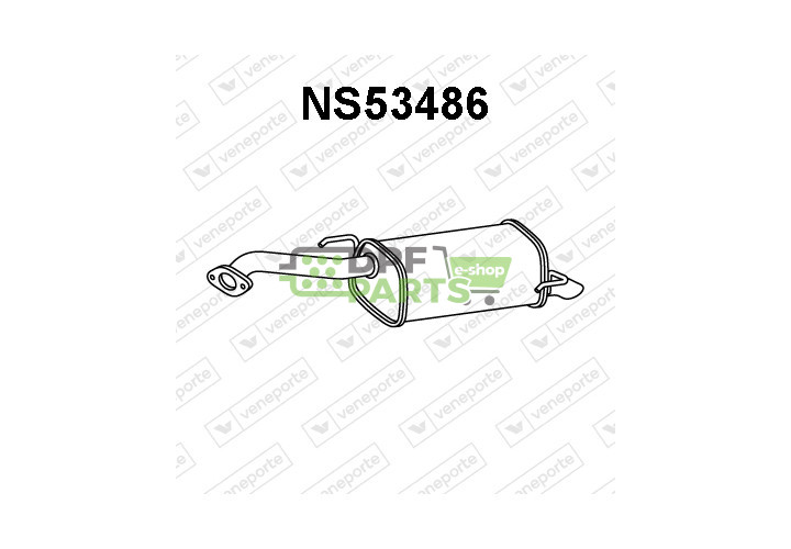 Tłumik NISSAN - 20100BH60B 20100BH61B 20100BH61C