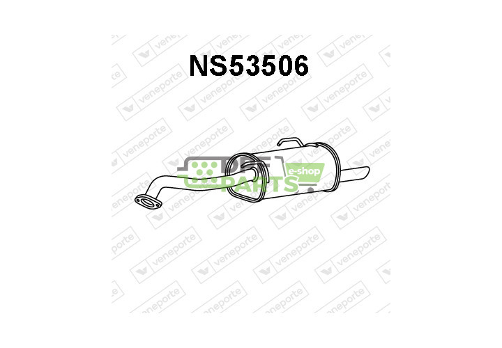 Tłumik NISSAN - 201001HD2A  