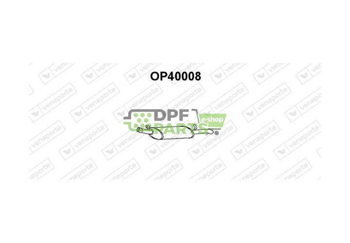 Tlumič OPEL / VAUXHALL - 852287 852882 852965