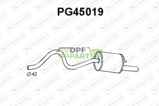 Tłumik PEUGEOT - 172461 172468 