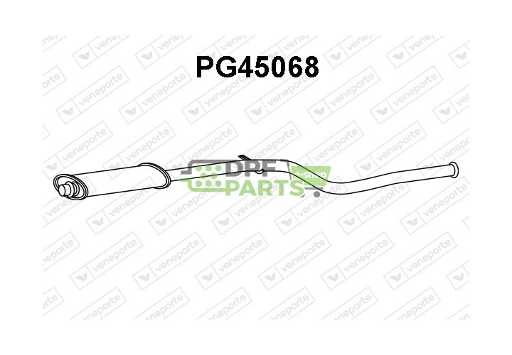 Tłumik CITROËN / PEUGEOT - 171730 171731 171765
