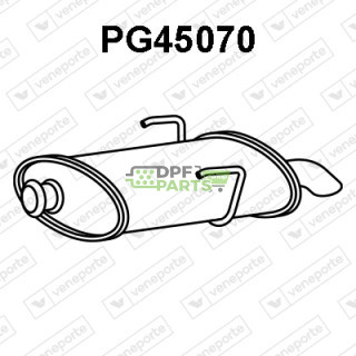 Tłumik PEUGEOT - 172672 1726E9 