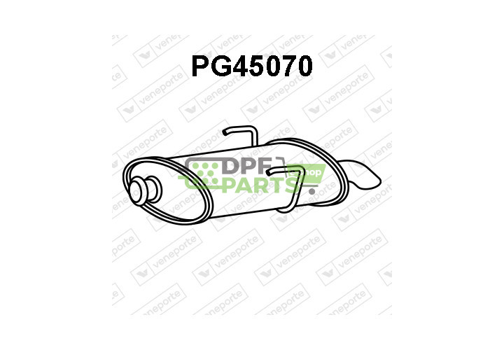 Tłumik PEUGEOT - 172672 1726E9 