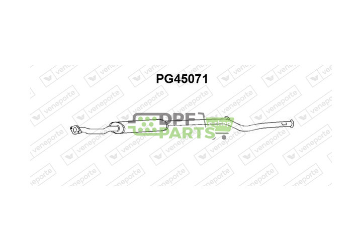 Tłumik PEUGEOT - 171719 171736 