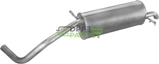 Koncový tlumič výfuku Skoda Fabia 1.2i kombi 07/01- 1.2 -12V kombi 01/03, Polmo 24.52 A, OE 6Q9253609J 6Y9253609B