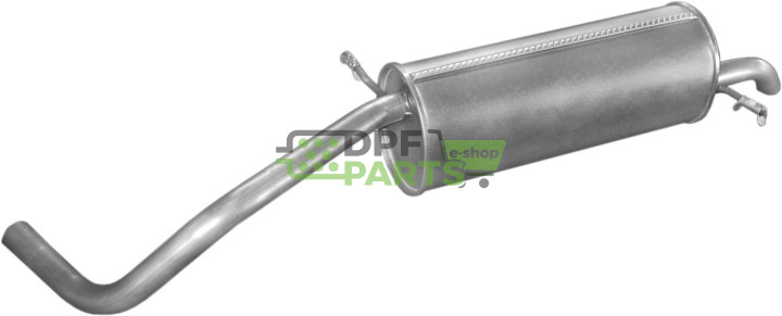 Koncový tlumič výfuku Skoda Fabia 1.2i kombi 07/01- 1.2 -12V kombi 01/03, Polmo 24.52 A, OE 6Q9253609J 6Y9253609B