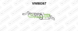 Tlumič VOLKSWAGEN - 074253609BB 7D0253609J JZW253609BN