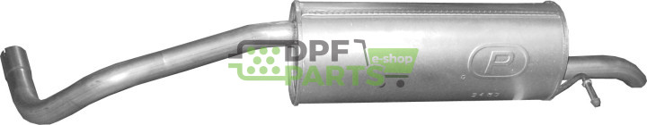 Koncový tlumič výfuku Skoda Fabia 1.4i Kombi, Polmo 24.53 A, OE 6R9253609 6R9253609E