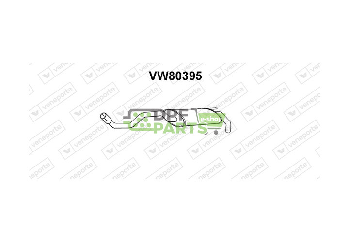 Tlumič VOLKSWAGEN - 6N0253609AE 6N0253609D 6N0253609L