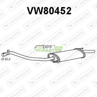 Tłumik VOLKSWAGEN - 028253609A 028253609C 028253609E