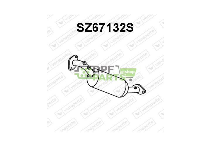 Filtry pevných částic DPF SUZUKI - 1419067J00H02 1419067J01H02