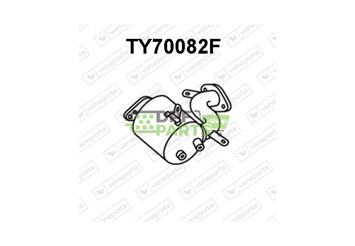 Filtry cząstek stałych DPF SUBARU / TOYOTA - 2505233020 2505233040 